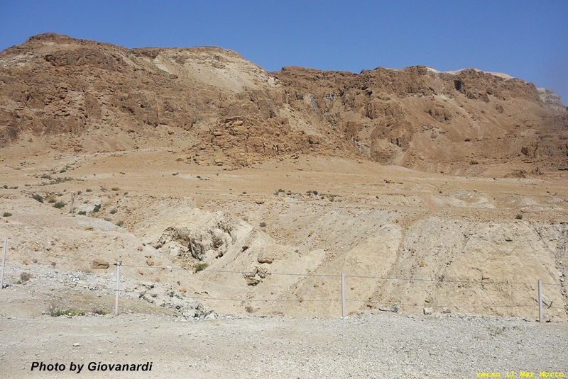 Il deserto verso il Mar Morto